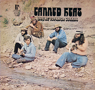 CANNED HEAT - Live at Topanga Corral album front cover vinyl record